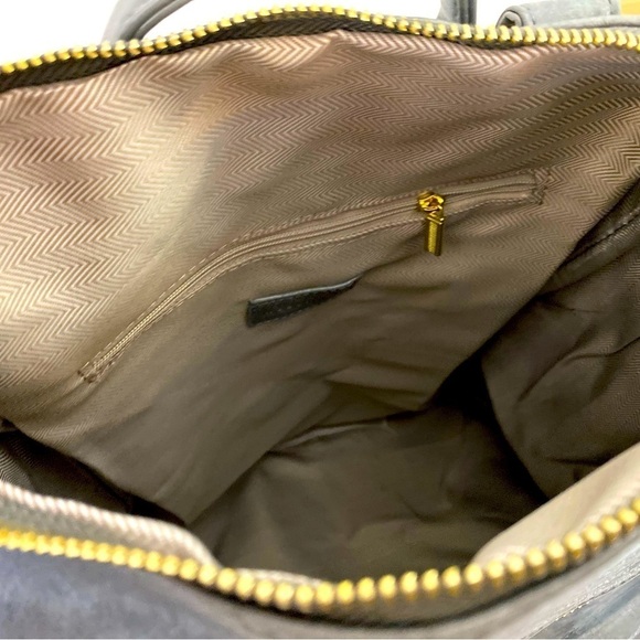 Brand NEW! Grey Camden Bag w/Aqua Geo Lavender Crossbody Strap💜💙 - Picture 14 of 16